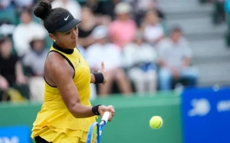 Injury Fails to Stop Naomi Osaka from Defeating Champ Lamens in Osaka