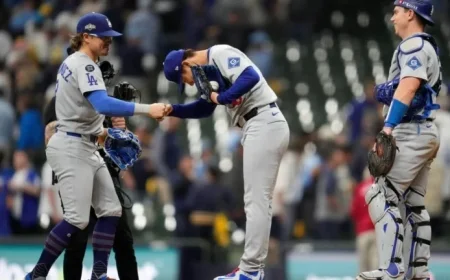 Yamamoto Dominates with 3-Hitter, Dodgers Defeat Brewers 5-1 in NLCS