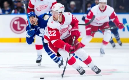 Red Wings Rally Late, Overcome Maple Leafs with Appleton’s Clutch Goal