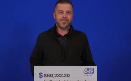 York Region Man Wins Big with Lotto 6-49 Ticket from Circle K