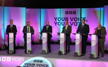 Caerphilly By-Election Debate: Candidates Clash on Immigration and NHS