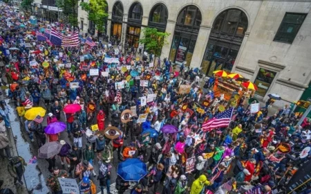 Protesters Rally in NYC for Anti-Trump ‘No Kings Day’ on Saturday
