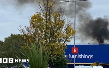 Wembley Ikea Fire Forces Shoppers to Evacuate