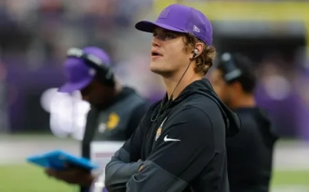 Vikings QB J.J. McCarthy Unsure on Playing Due to Ankle Injury