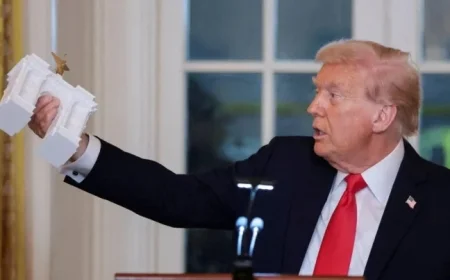 Trump Unveils Independence Arch Model, Promises Stunning Design