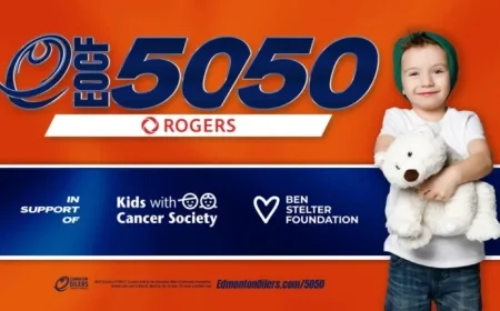 Oilers 50/50 Program Supports Families Battling Cancer