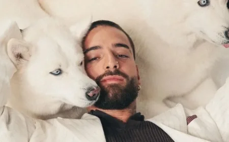 Maluma Features with His Dogs in Dogue: “They Choose Us”