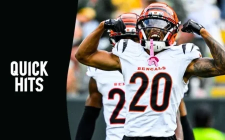 Bengals CB DJ Turner II Elevates Game to Elite Level