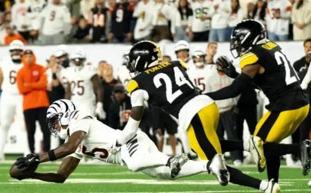 Steelers’ Joey Porter Jr Avoids Penalty for DPI Against Bengals’ Higgins