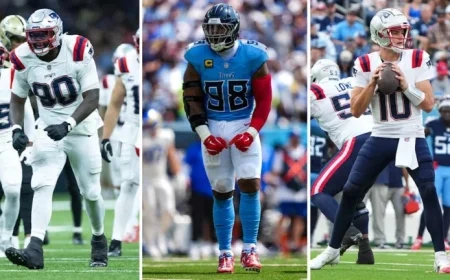 Patriots Aim to Continue Winning Streak Against Titans in Week 7