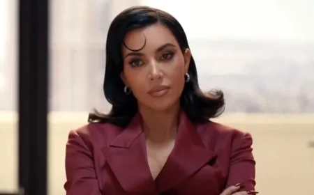 Kim Kardashian Dazzles at Ryan Murphy’s ‘All’s Fair’ Premiere