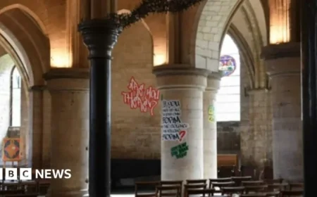 JD Vance’s Remarks Spotlight Canterbury Cathedral’s Graffiti Art
