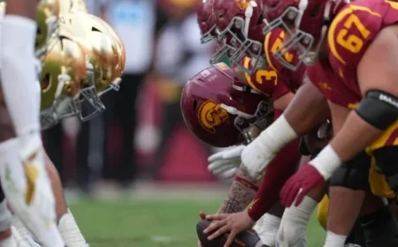 Rece Davis, Pete Thamel Predict USC vs. Notre Dame Outcome