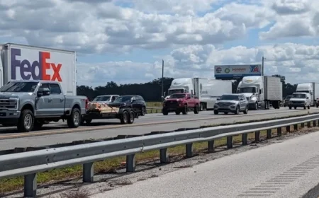 Traffic Jams Reported on Northbound I-75 in Marion County