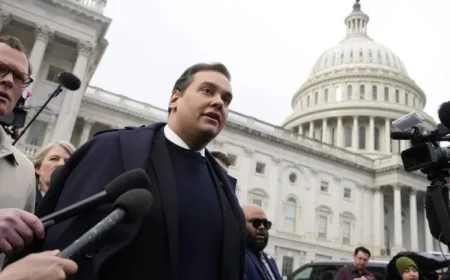 Trump Reduces Prison Term for George Santos: NPR