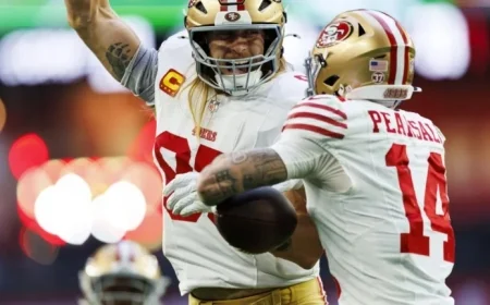 49ers Sideline WR Ricky Pearsall; TE George Kittle Set for Comeback