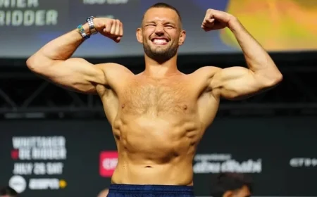 Watch Live: UFC Vancouver Weigh-Ins with De Ridder vs. Allen