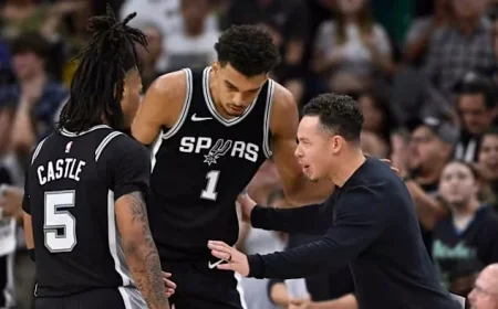 San Antonio Spurs Exercise Options for Wembanyama, Castle