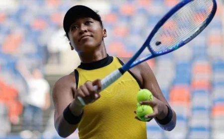 Osaka Withdraws from Japan Quarterfinal with Leg Injury