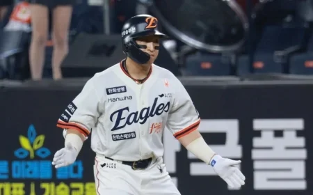 Eagles Veteran Praises Postseason Opponent as KBO’s Top Team