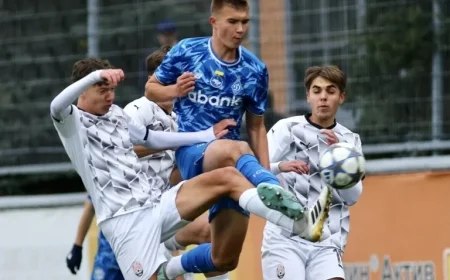Zorya and Dynamo Draw 0-0 in National U19 League Match Report