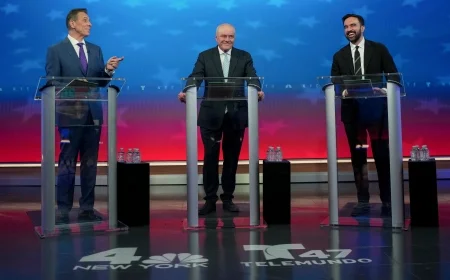 NYC mayoral debate: Mamdani, Cuomo, and Sliwa trade blows as frontrunner status hardens