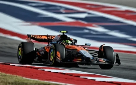 Lando Norris Faces Setback: McLaren’s Decisions Impact Austin Sprint Pole