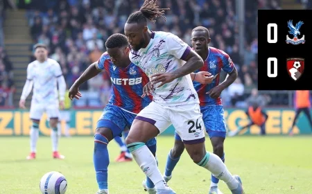 Crystal Palace F.C. vs AFC Bournemouth timeline: key moments, head-to-head notes, and today’s kickoff