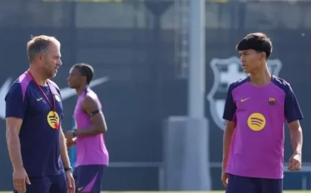 Flick Supports and Challenges La Masia Talent