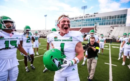 No. 9 UND Faces No. 12 Southern Illinois in Noon Showdown