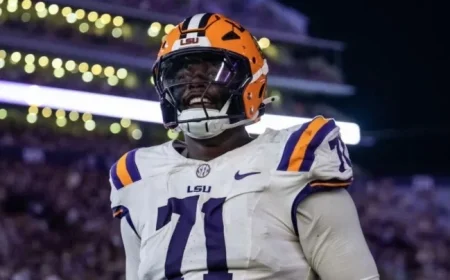 LSU’s Top Offensive Lineman Injured Against Vanderbilt: Latest Update