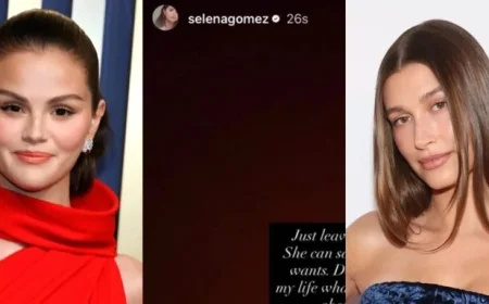 Selena Gomez Urges Fans to Respect Hailey Bieber’s Comments