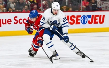 Easton Cowan first NHL week: top-line auditions, a first point, and a rookie course correction in Toronto