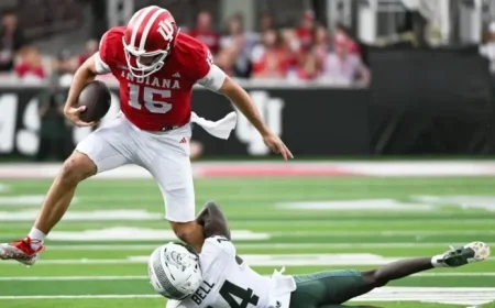 Indiana Dominates MSU: Big Ten Football Score & Highlights