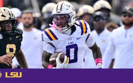 LSU Defeated 31-24 by No. 17 Vanderbilt