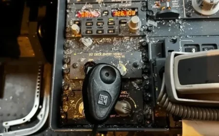 United Captain Reveals Space Debris Damaged Plane at 36,000 Feet, Photos Show Impact