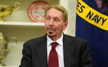 Oracle Slide Sheds $24 Billion from Larry Ellison’s Net Worth