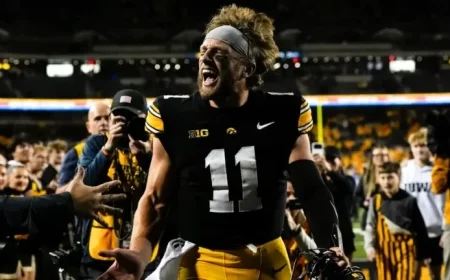 Iowa Triumphs Over Penn State in Mark Gronowski’s Signature Performance