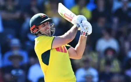 Mitchell Marsh Brushes Off Ashes Talk, Focuses on India in 1st ODI