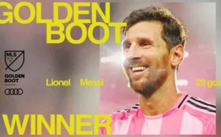Lionel Messi Secures 2025 MLS Golden Boot for Inter Miami