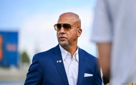 James Franklin Addresses Penn State Firing on ESPN College GameDay