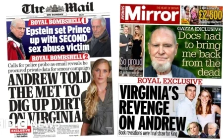 Andrew Instructed Police to Uncover Virginia’s Secrets in Her Quest for Revenge