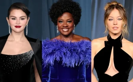 Stars Shine at Academy Museum Gala: Gomez, Davis, Sweeney, Sandler Attend