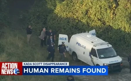 Philadelphia Police Discover Human Remains Behind Abandoned School in Kada Scott Search