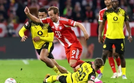 Bayern Munich Edges Borussia Dortmund 2-1: Match Awards Revealed