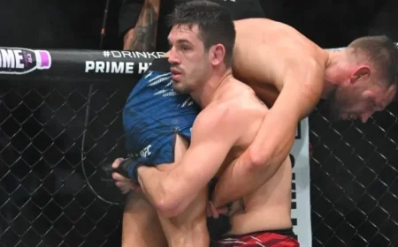 Reinier de Ridder Defeated by Brendan Allen at UFC Fight Night Canada