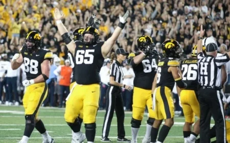 Iowa Edges Penn State 25-24 in Thrilling Finish