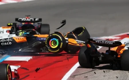 Lando Norris, Oscar Piastri React to Austin Sprint’s Lap 1 Collision