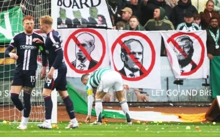 Fan Disruption Halts Celtic Game by Throwing Balls on Pitch