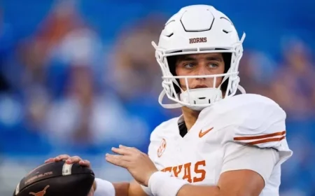 Arch Manning Shines in Texas’s Overtime Victory Against Kentucky